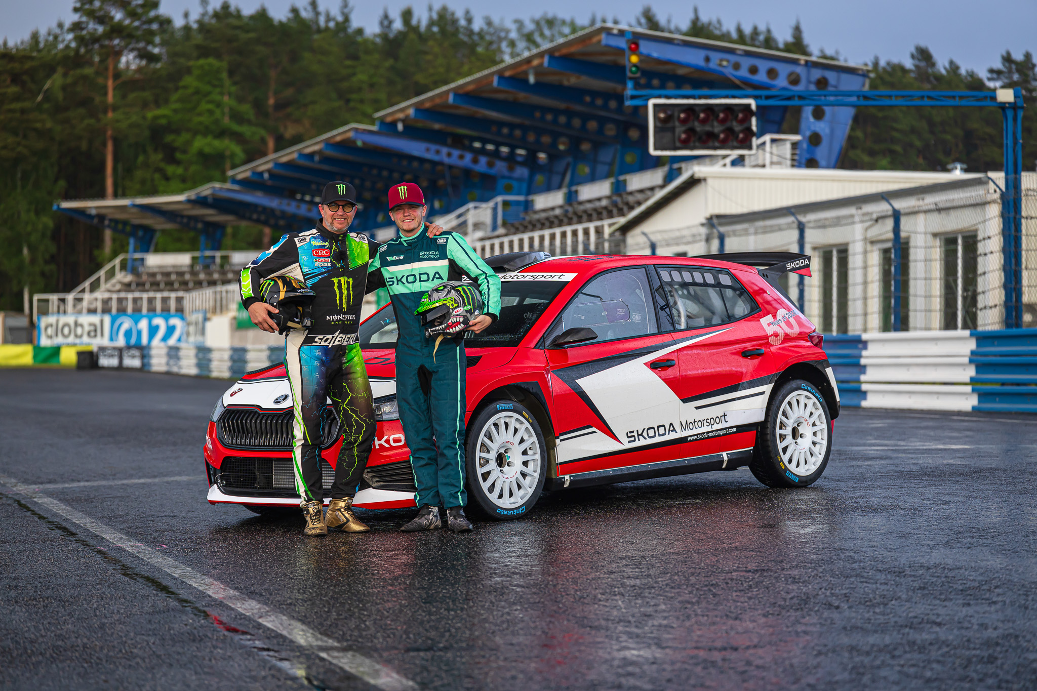 Jubilejní dárek: Petter Solberg se svezl s Fabií RS Rally2