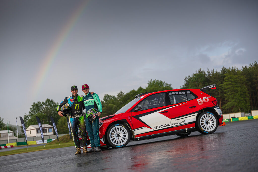 Jubilee gift: Petter Solberg drove a Fabia RS Rally2