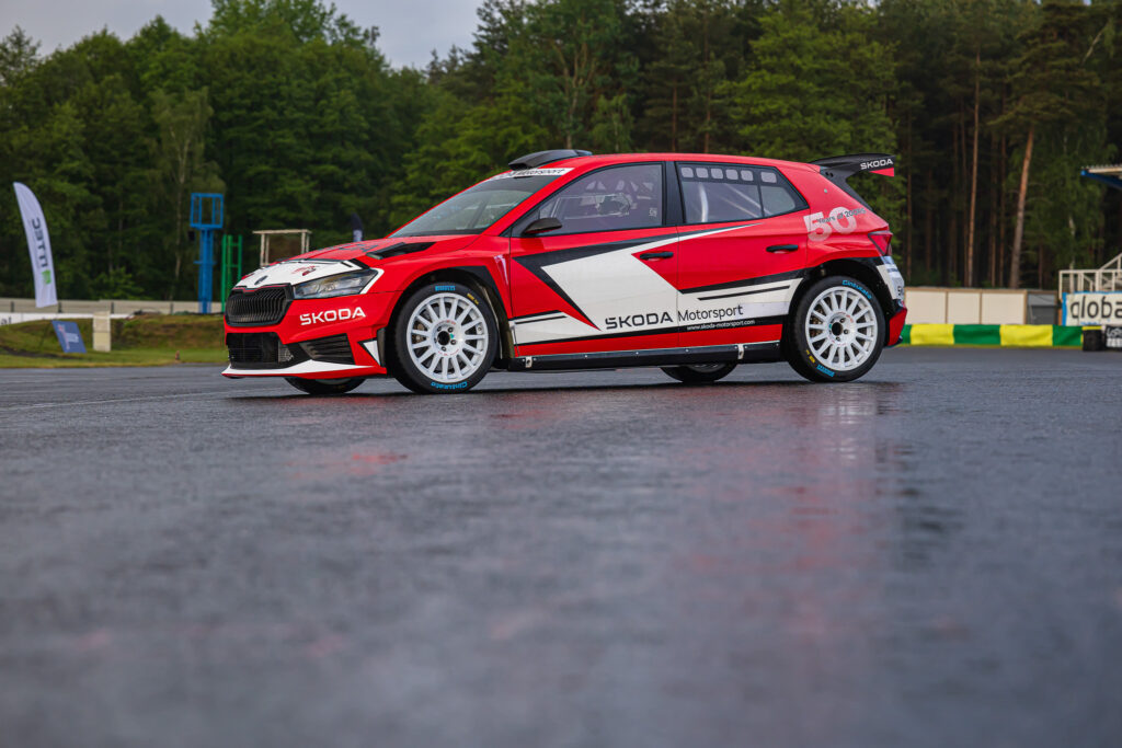 Jubilee gift: Petter Solberg drove a Fabia RS Rally2