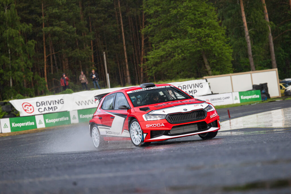 Jubilee gift: Petter Solberg drove a Fabia RS Rally2