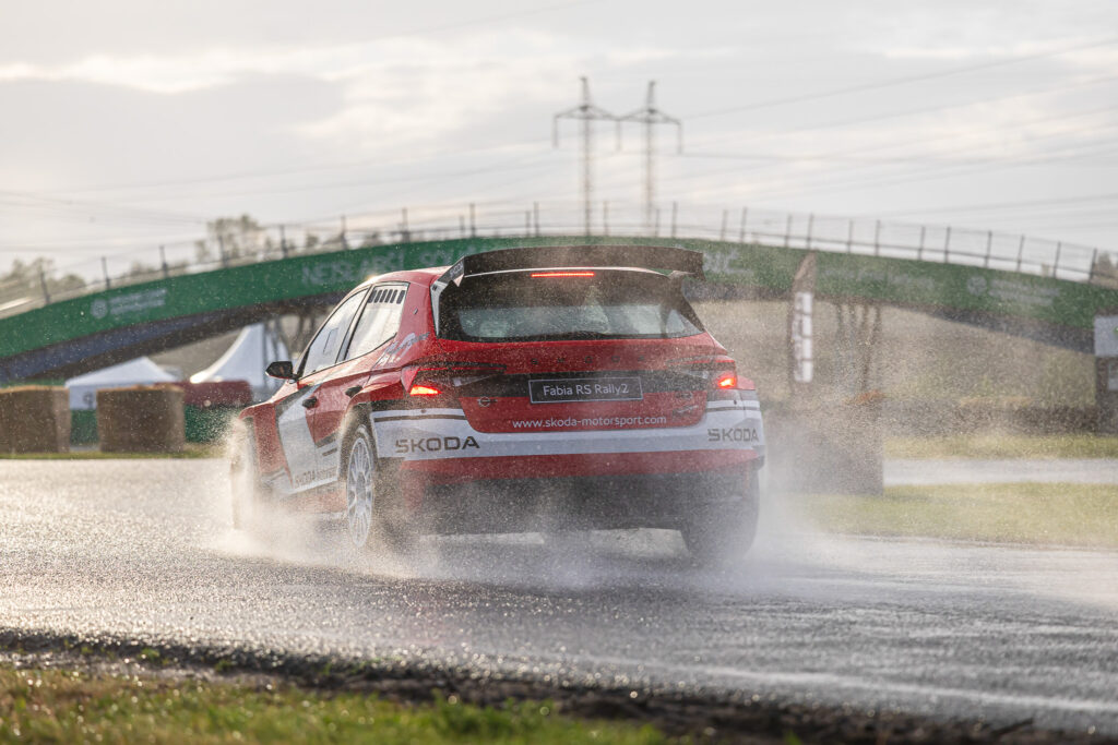 Jubilee gift: Petter Solberg drove a Fabia RS Rally2