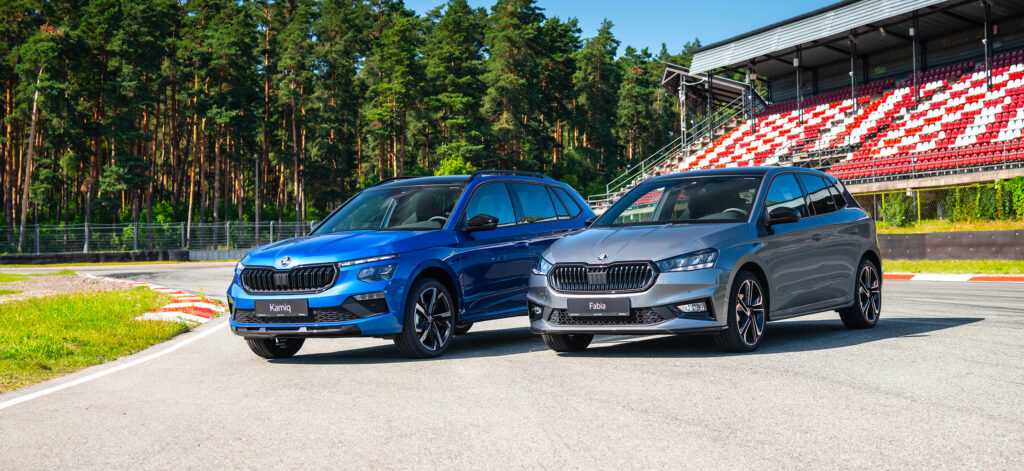 fabia-and-kamiq-monte-carlo-on-the-riga-circuit